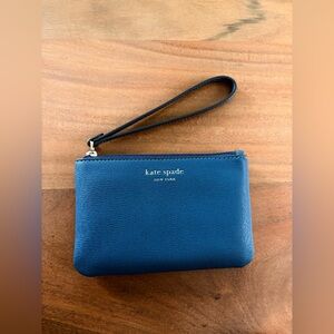 Kate Spade Navy Leather Wristlet